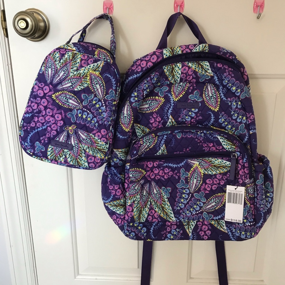 Vera Bradley Set Backpack + Lunchbox